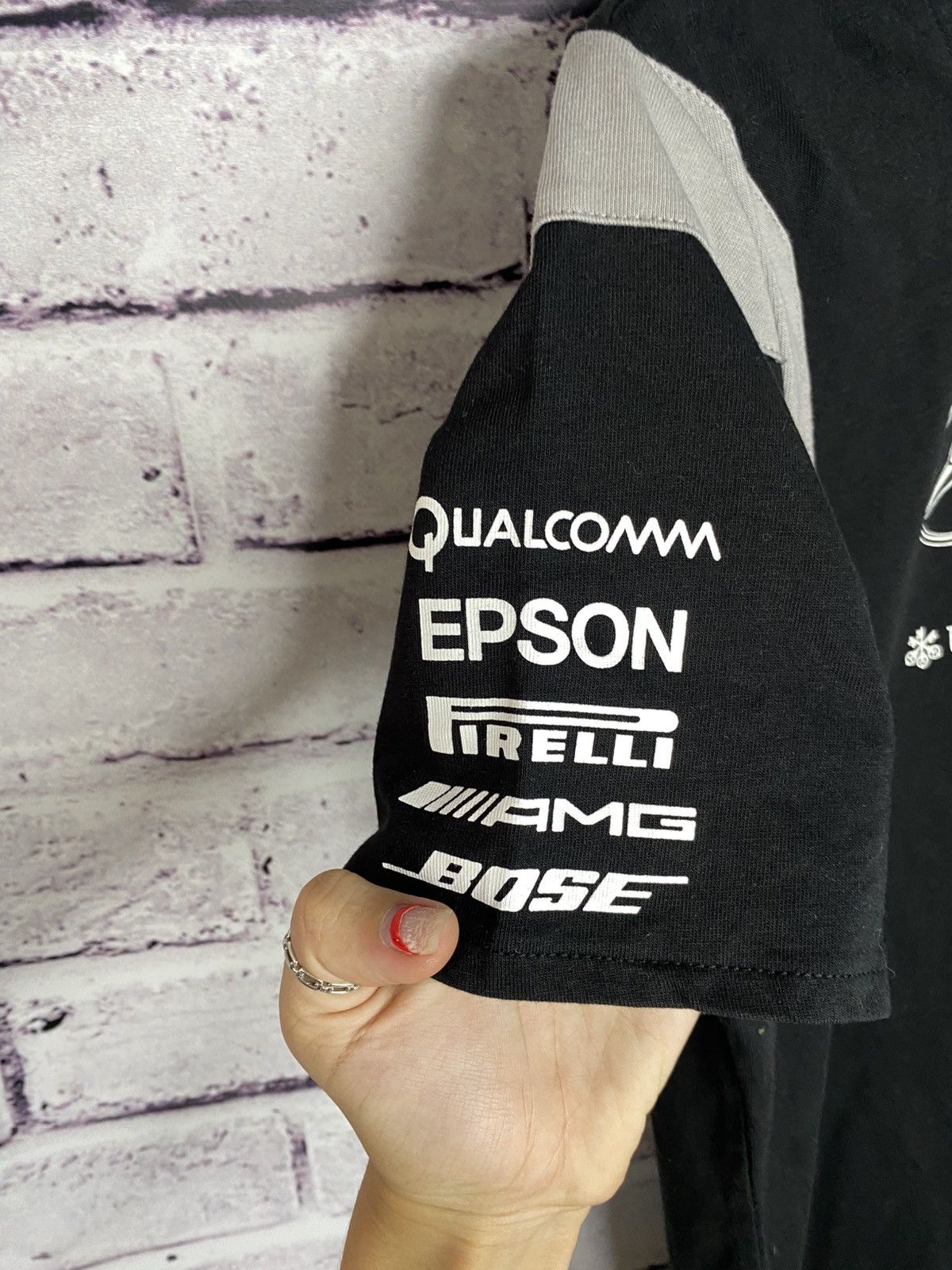 Hugo Boss × Mercedes-Benz Mens Vintage Mercedes AMG Petronas Formula One Team T Shirt Size US S / EU 44-46 / 1 - 9 Thumbnail