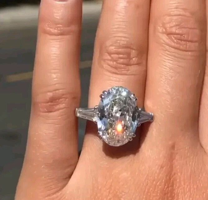 Other Cubic Zirconia Three Stone Women Proposal Ring Size 7 Size ONE SIZE - 4 Thumbnail