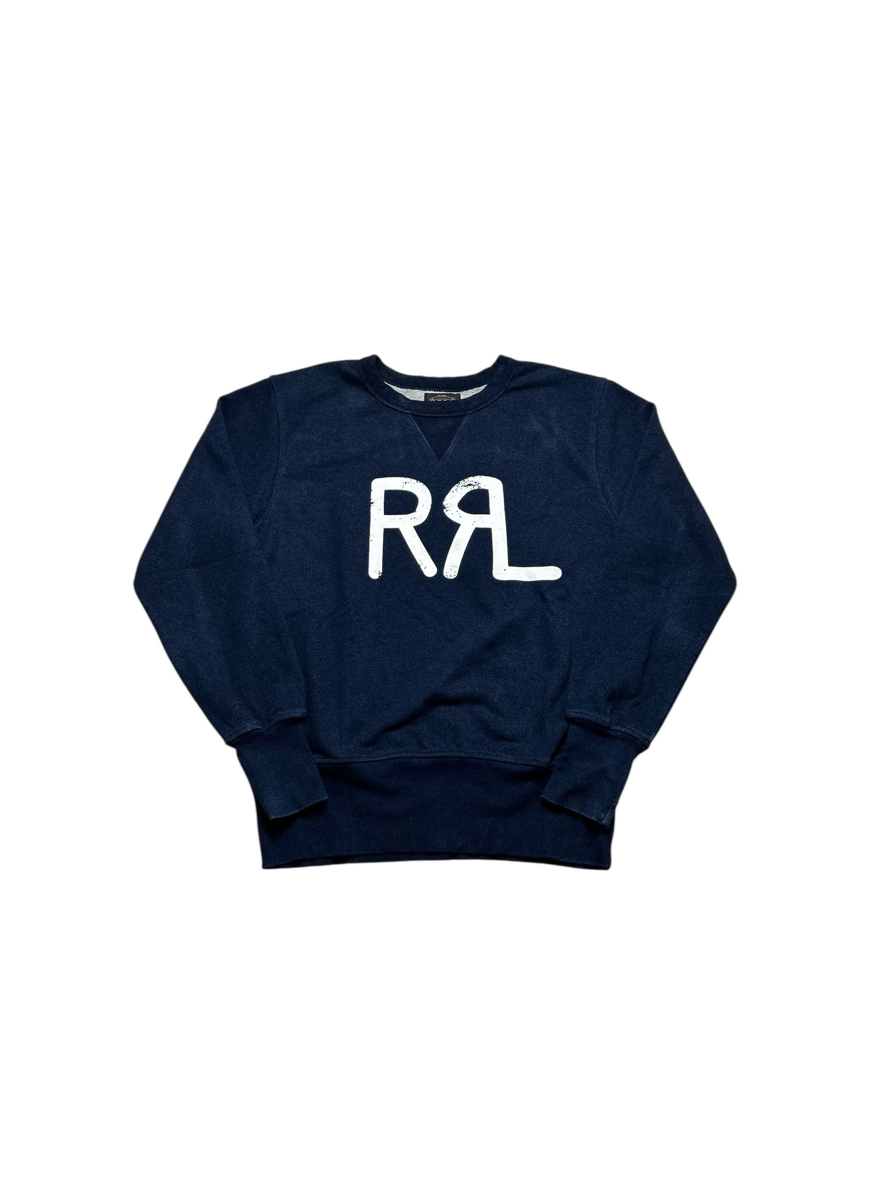 RRL Ralph Lauren Double RL RRL Ralph Lauren Sweatshirt Indigo Loopwheel Size US L / EU 52-54 / 3 - 2 Thumbnail