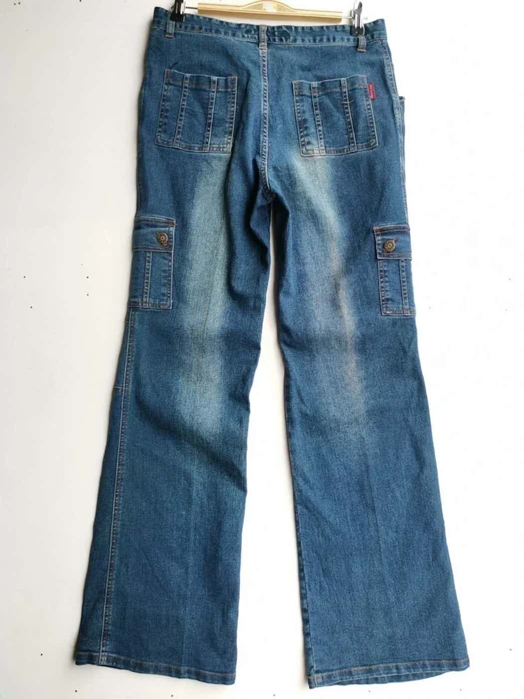 Japanese Brand She Bang Denim Cargo Multipocket Pants Size US 30 / EU 46 - 10 Thumbnail