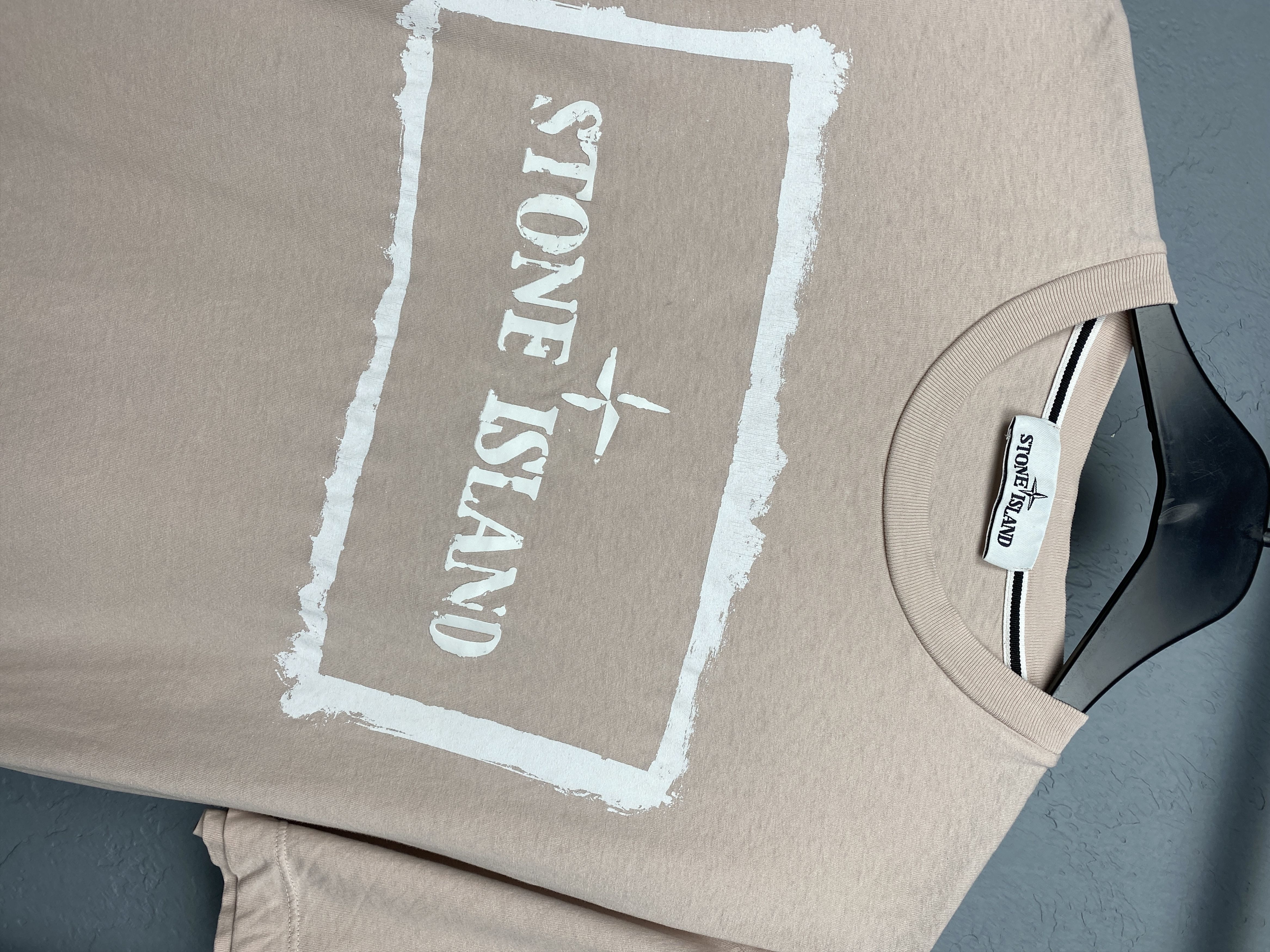 Stone Island × Vintage Stone Island Vintage Big Logo T-Shirt Y2K Size US L / EU 52-54 / 3 - 2 Thumbnail