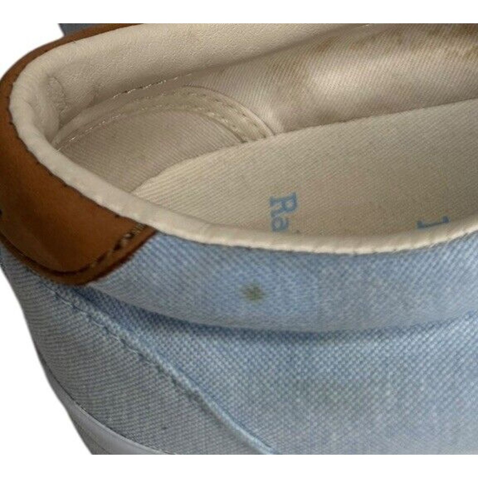 Ralph Lauren POLO RALPH LAUREN Thorton Canvas Blue Oxford Sneakers 8D Size US 8 / EU 41 - 9 Thumbnail