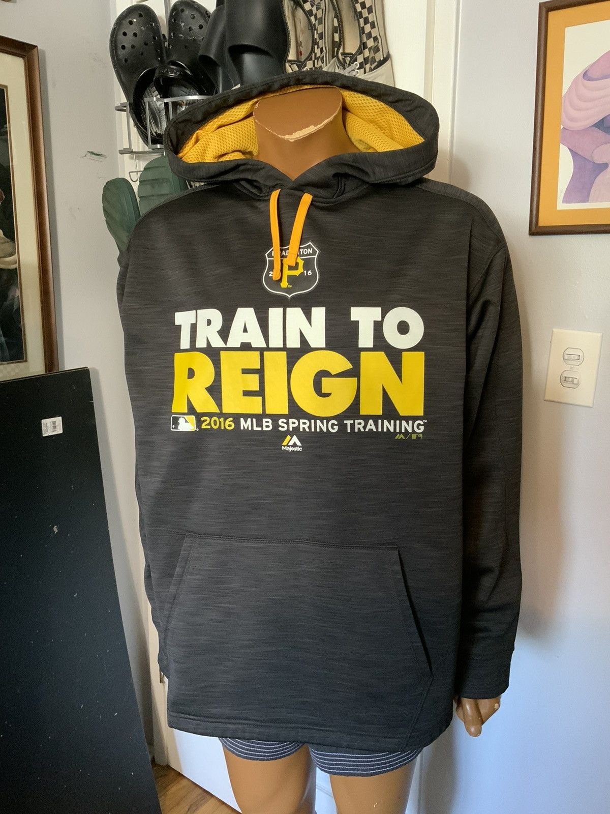 MLB × Majestic Majestic Bradenton Marauders Pirates Spring Training Hoodie Size US XL / EU 56 / 4 - 7 Thumbnail