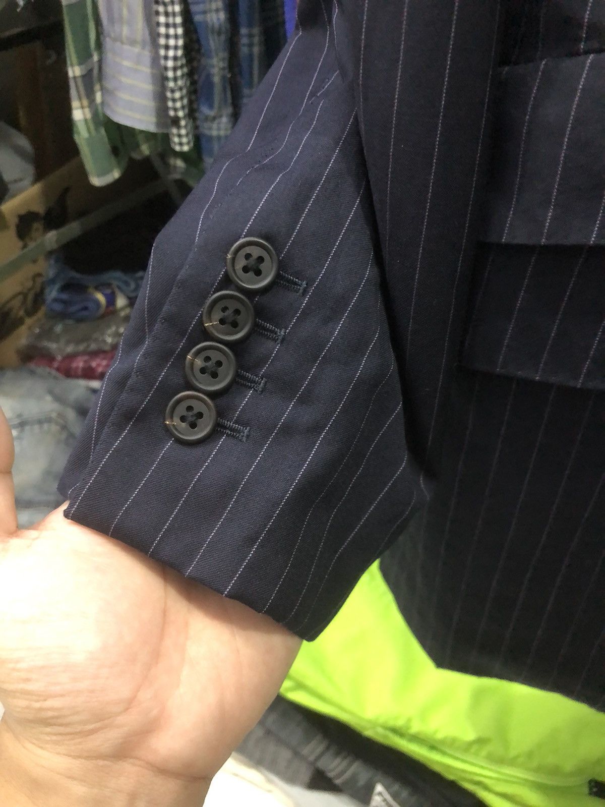 Cerruti 1881 × Paul Smith Paul Smith x Cerruti 1881 stripe blazer single breasted Size 38R - 5 Thumbnail