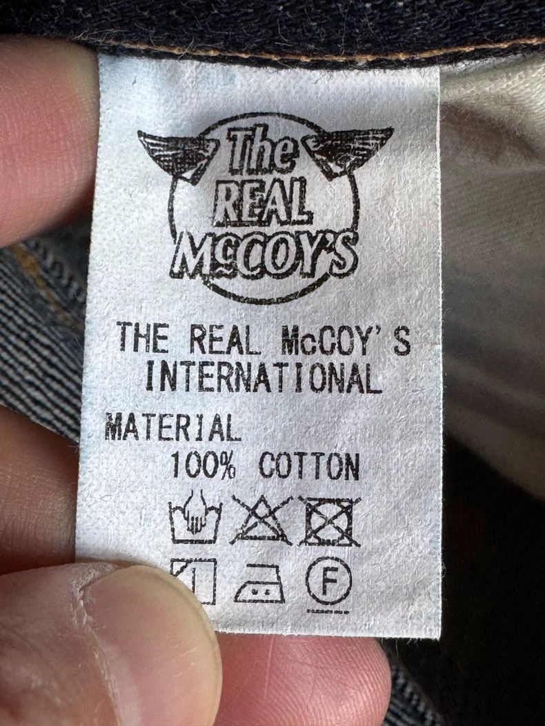 The Real McCoy's The Real McCoy Size M900 Loose Straight-Leg Paris-Button Je Size US 31 - 3 Thumbnail