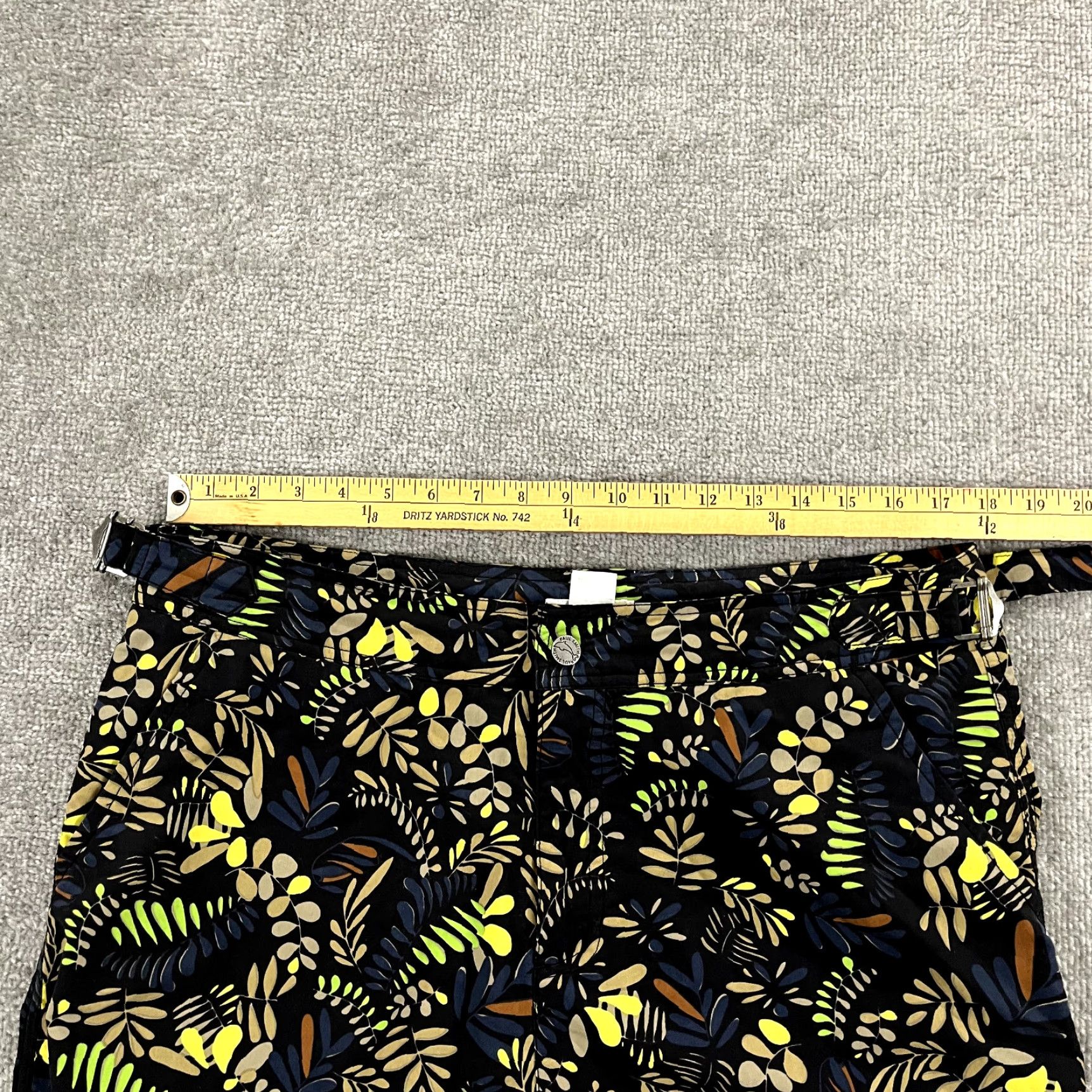 Paul Smith PAUL SMITH Swim Trunks Mens XL 7" Black Floral Lined Board Shorts Beach London Mens Size US 36 / EU 52 - 5 Thumbnail