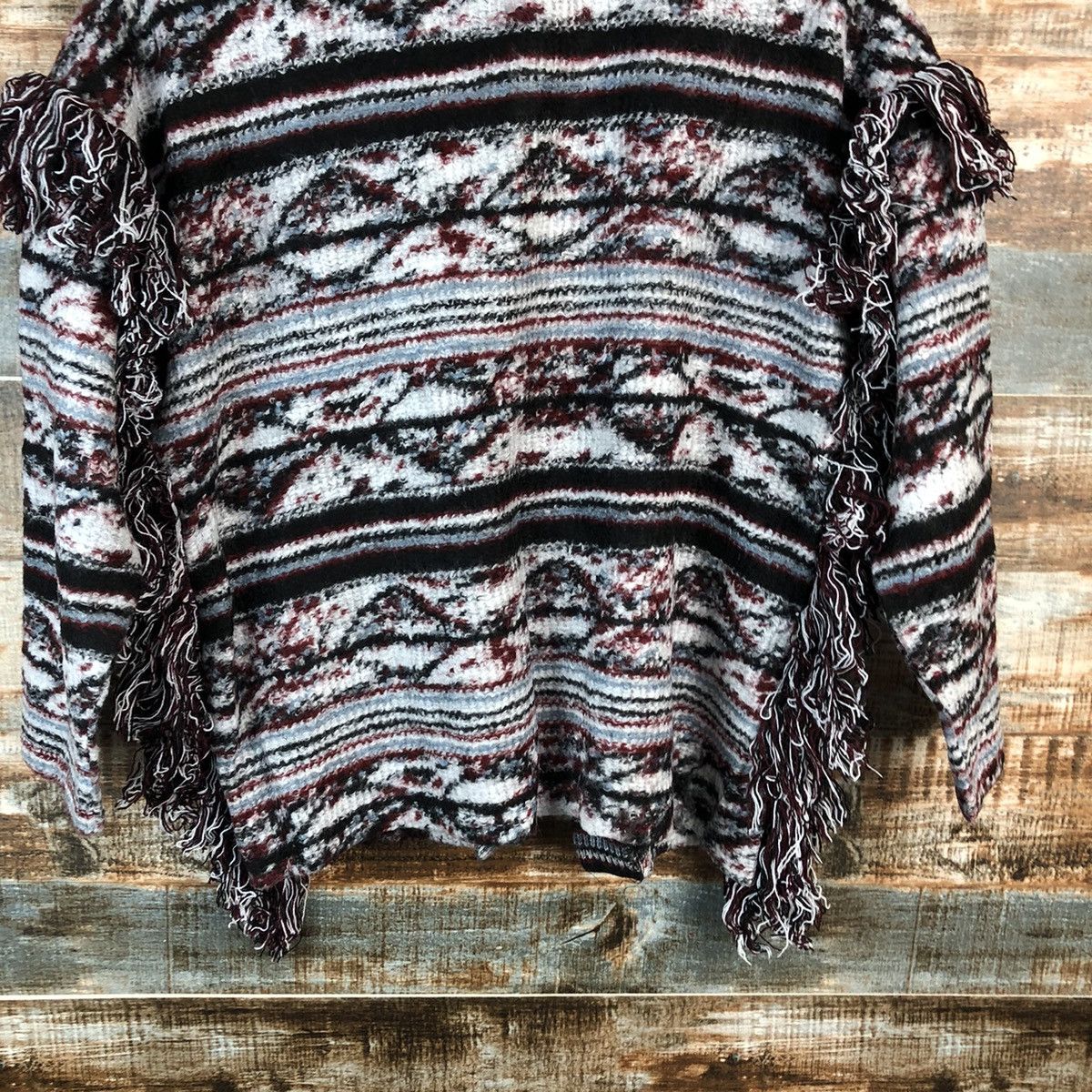 Japanese Brand Japan vintage fur shaggy navajo Cardigan Knitwear #2494 Size US M / EU 48-50 / 2 - 14 Thumbnail