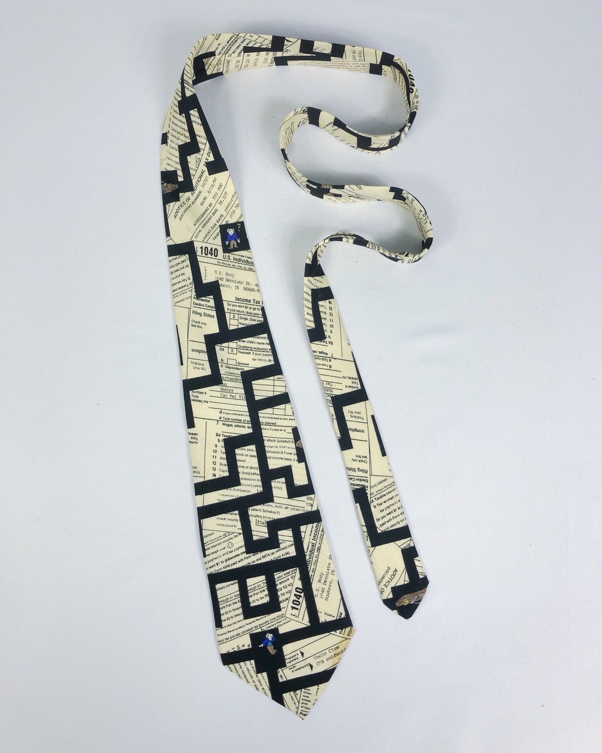 Nicole Miller Rare Vintage 1994 Nicole Miller Overprint Silk Tie Size ONE SIZE - 2 Thumbnail