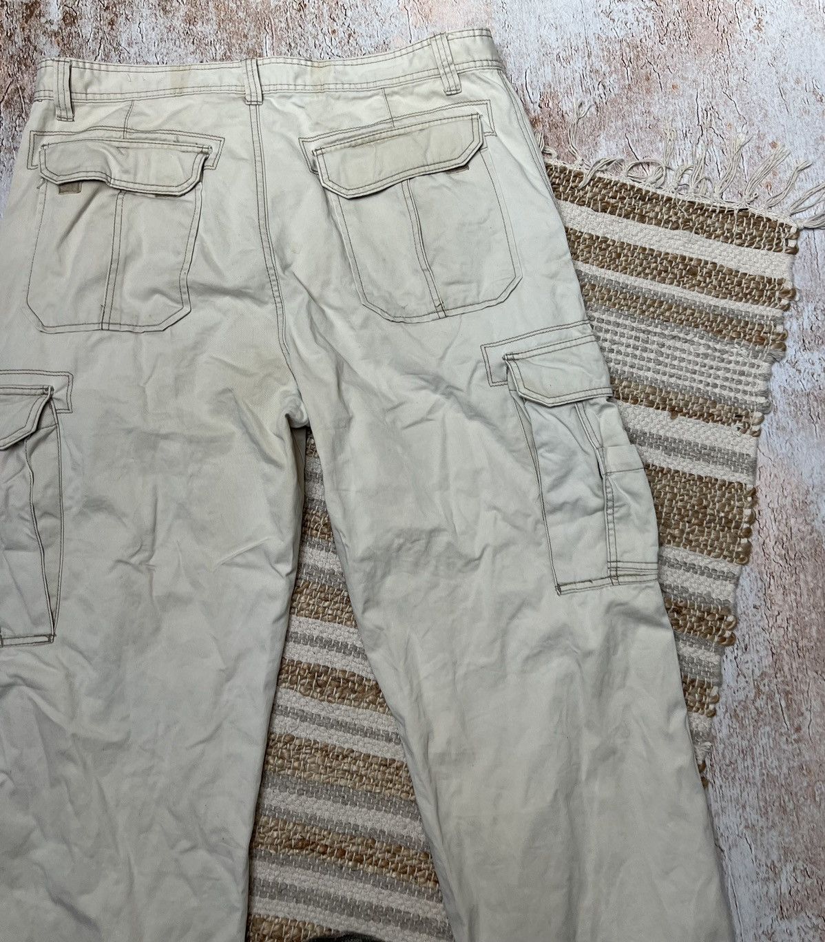 Japanese Brand Vintage Japanese heavy cargo pants Size US 36 / EU 52 - 7 Thumbnail