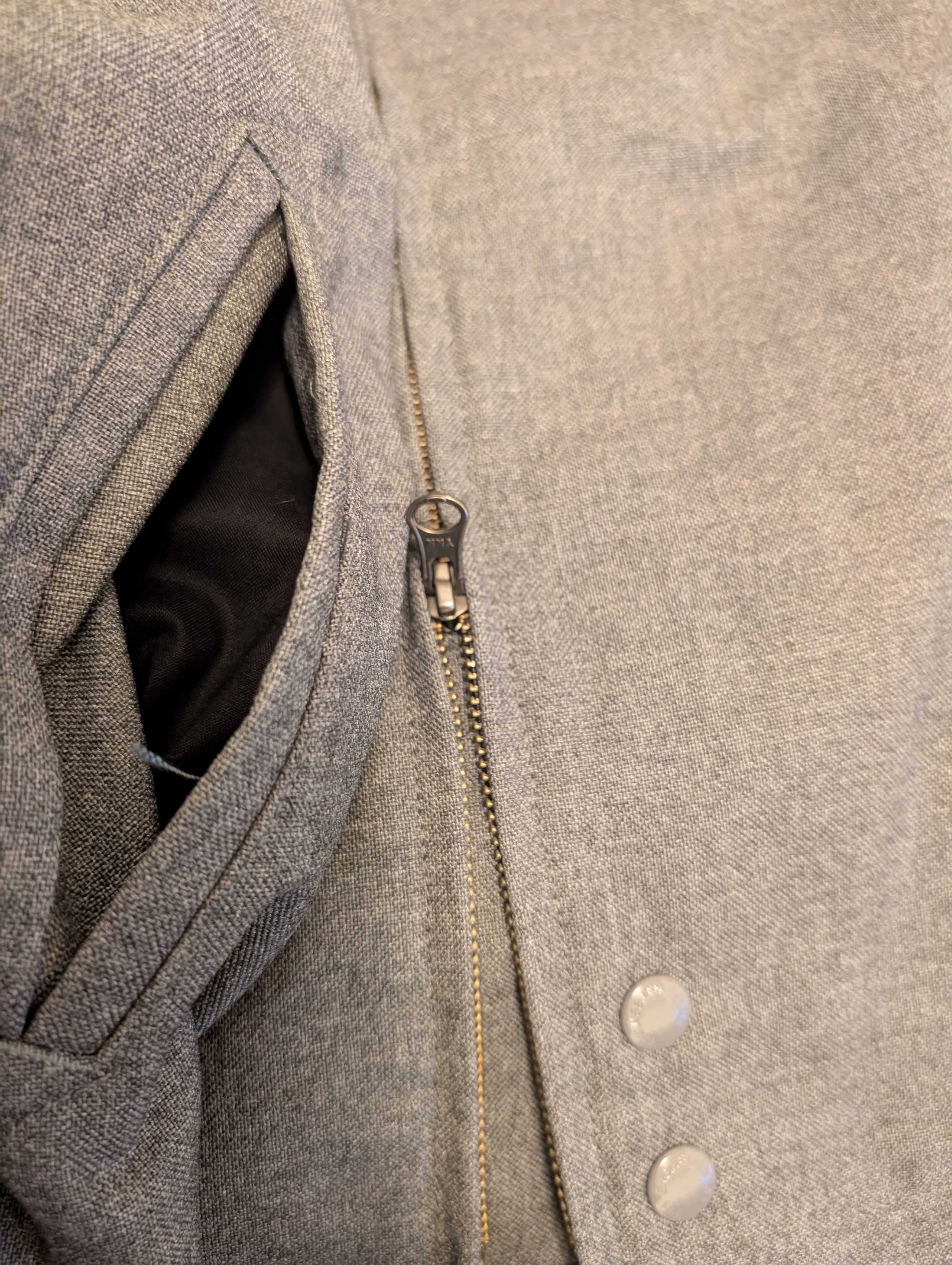 Engineered Garments ENGINEERED GARMENTS CLAIGTON JACKET PC HOPSACK GREY - M Size US M / EU 48-50 / 2 - 12 Thumbnail