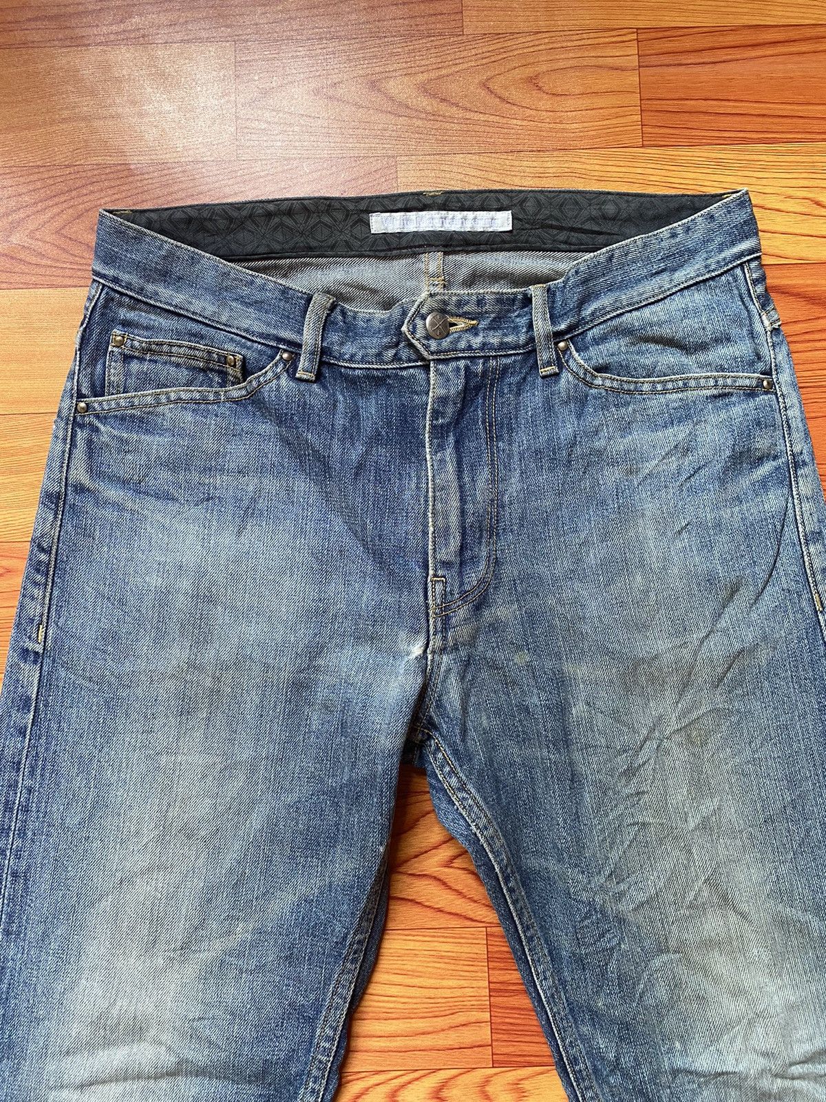 Japanese Brand × White Mountaineering Vintage White Mountaineering Selvedge Denim Size US 33 - 2 Thumbnail