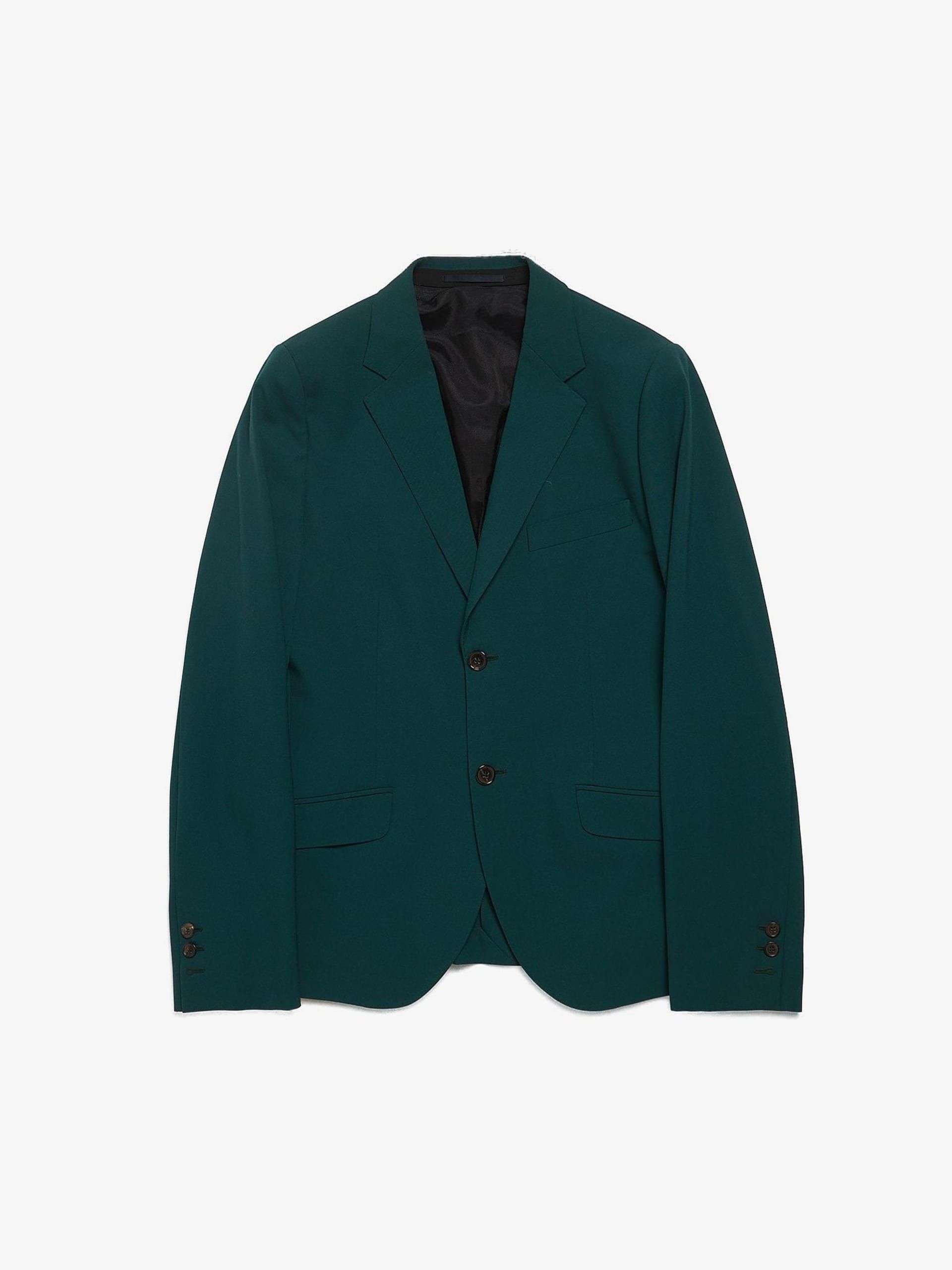 Marni Emerald Single Breasted Cotton Blend Suit Blazer Size US M / EU 48-50 / 2 - 1 Thumbnail