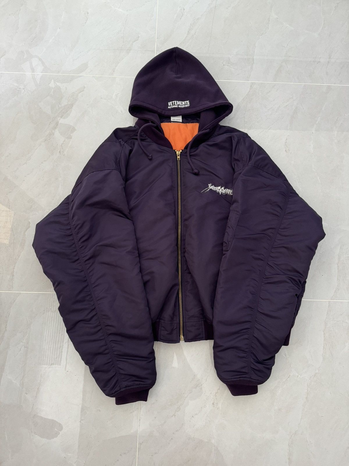 Vetements *RARE* Vetements AW16 Total Fucking Darkness (TFD) Bomber Size US L / EU 52-54 / 3 - 4 Thumbnail