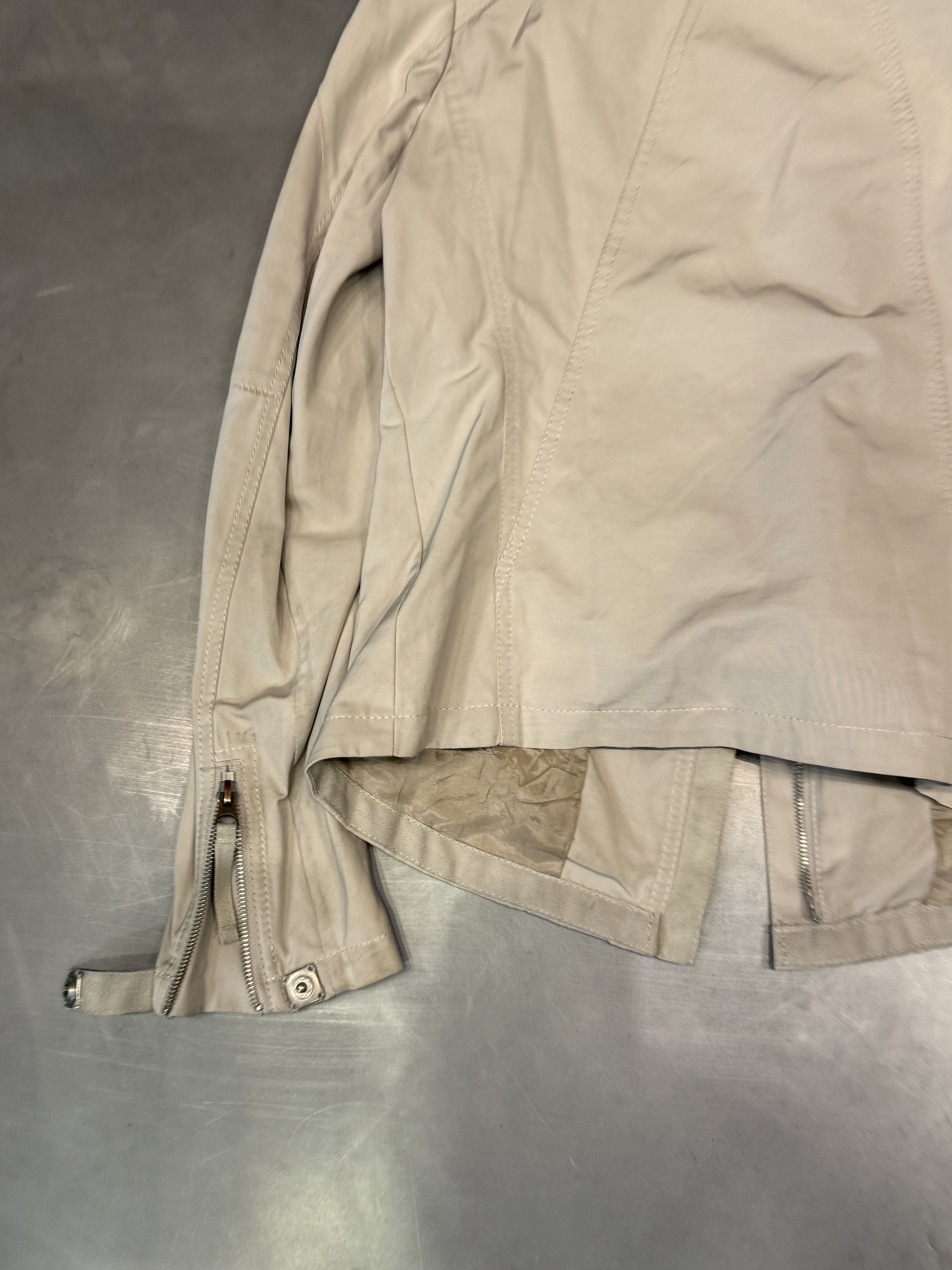 Marithe + Francois Girbaud Y2K MFG double zip technical asymmetric fencing jacket Size S / US 4 / IT 40 - 3 Thumbnail