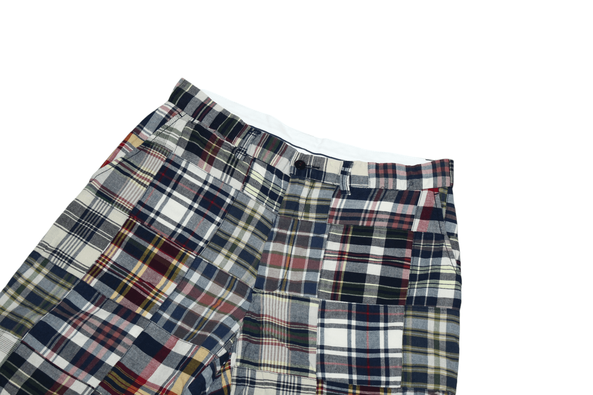 Polo Ralph Lauren Vtg Polo Ralph Lauren Indian Madras Patchwork Shorts Size US 32 / EU 48 - 2 Thumbnail