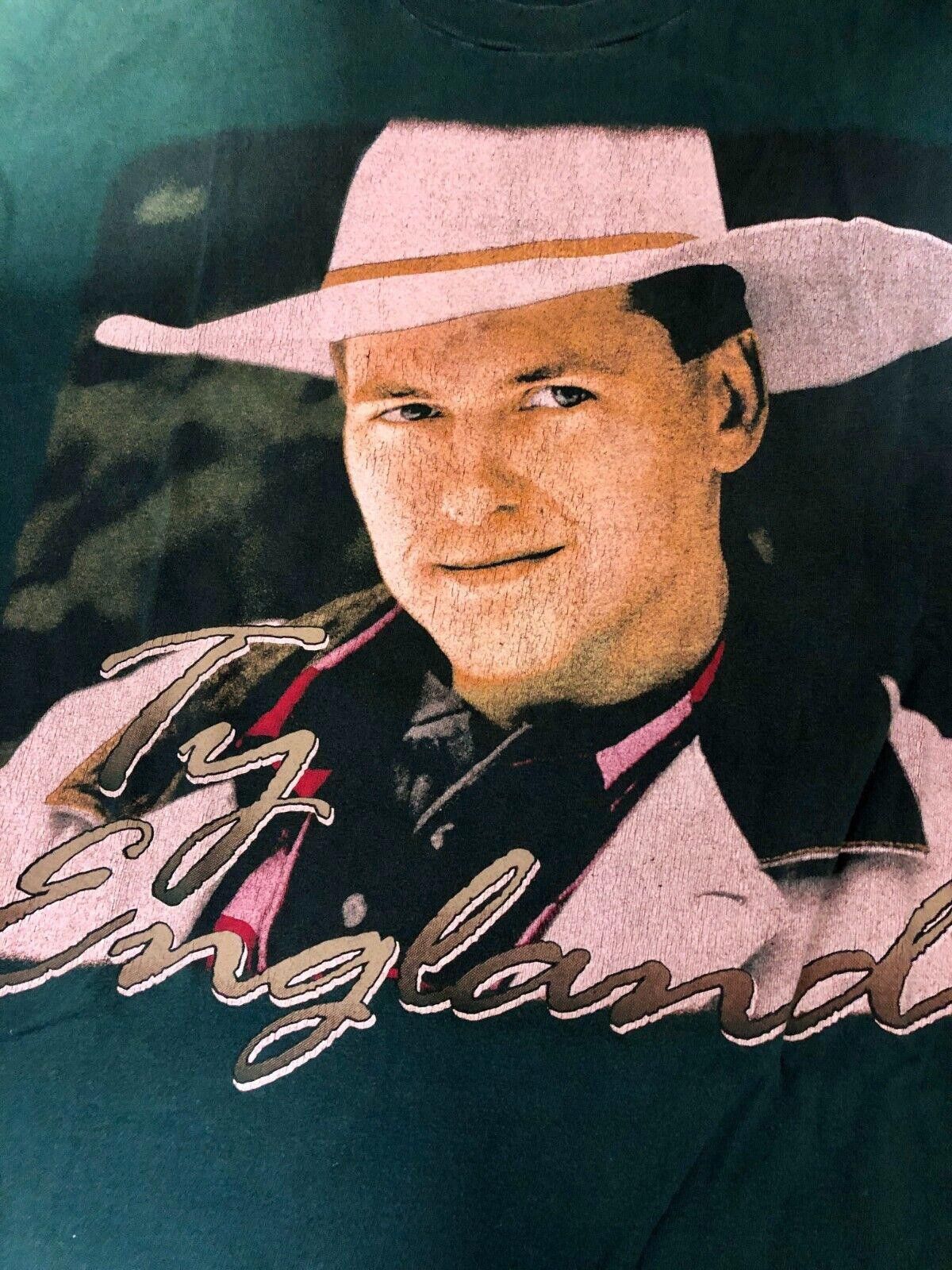 Designer Vintage Ty England Country Music T-Shirt Size XL Size US XL / EU 56 / 4 - 2 Thumbnail