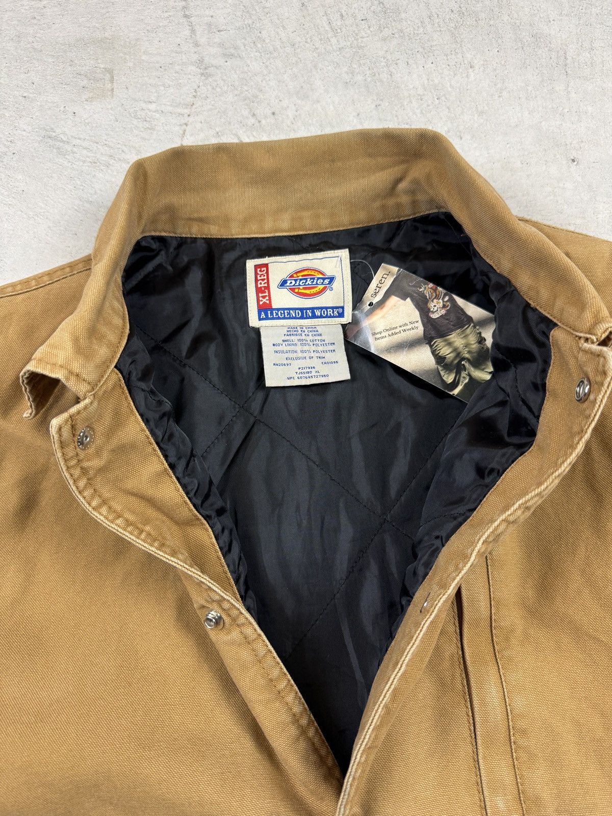 Dickies × Vintage Dickies Tan Work Jacket Size US XL / EU 56 / 4 - 5 Thumbnail