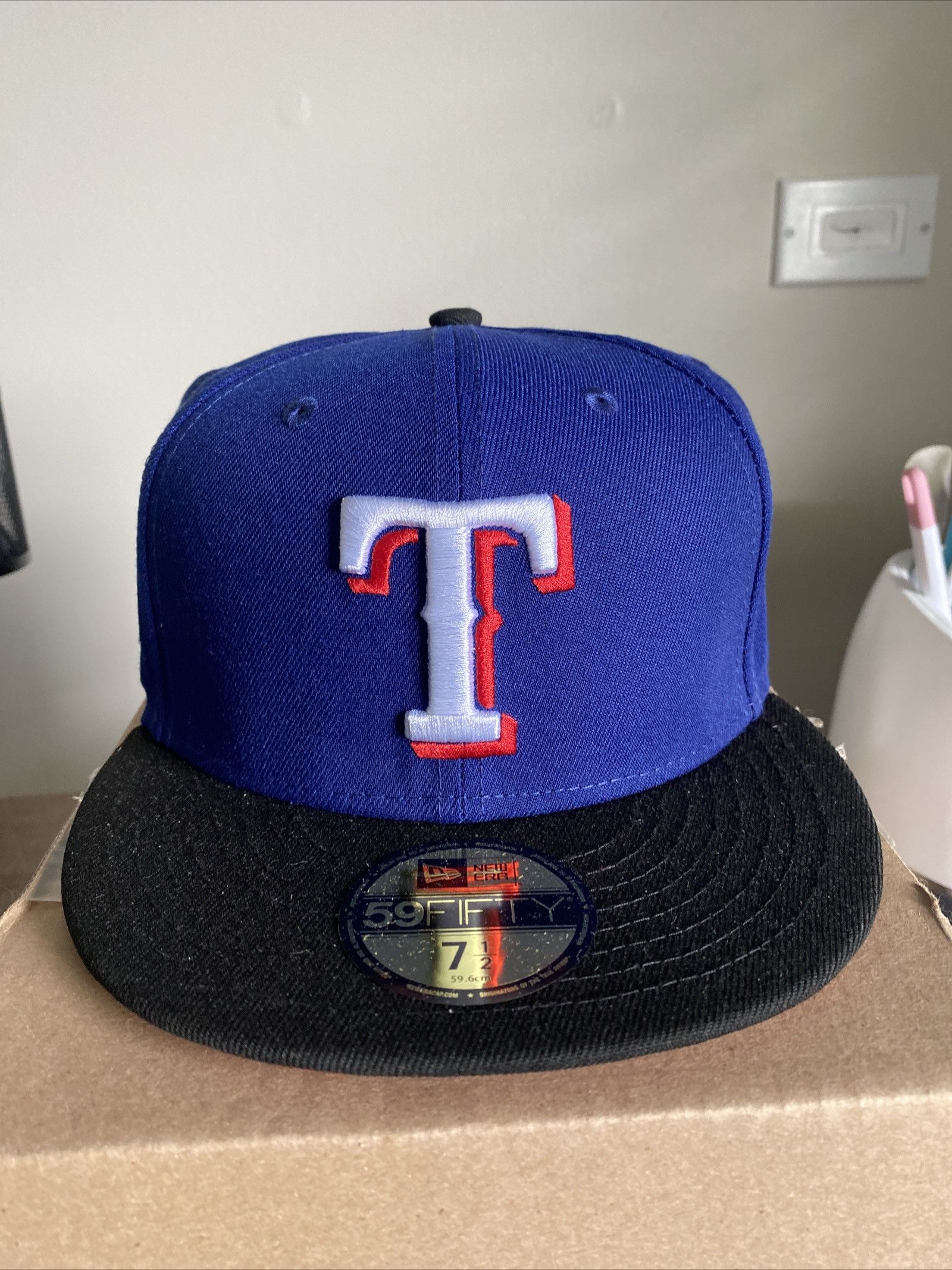 New Era 7 1/2 Hat Club Texas Rangers 2 tone 95 ASG fitted hat | Grailed