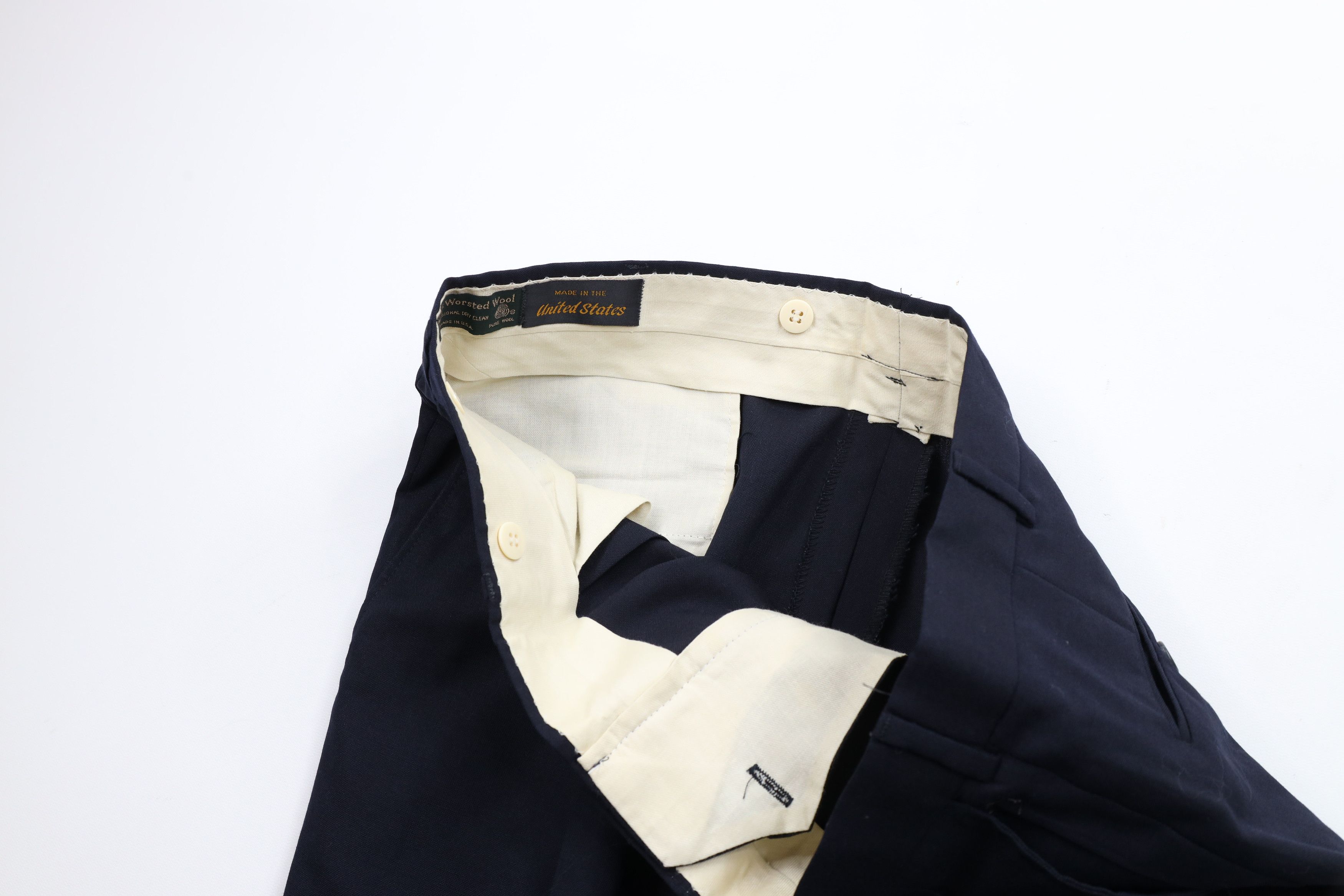 Vintage Vintage 70s Streetwear Pleated Cuffed Wide Leg Pants USA Size US 36 / EU 52 - 7 Thumbnail