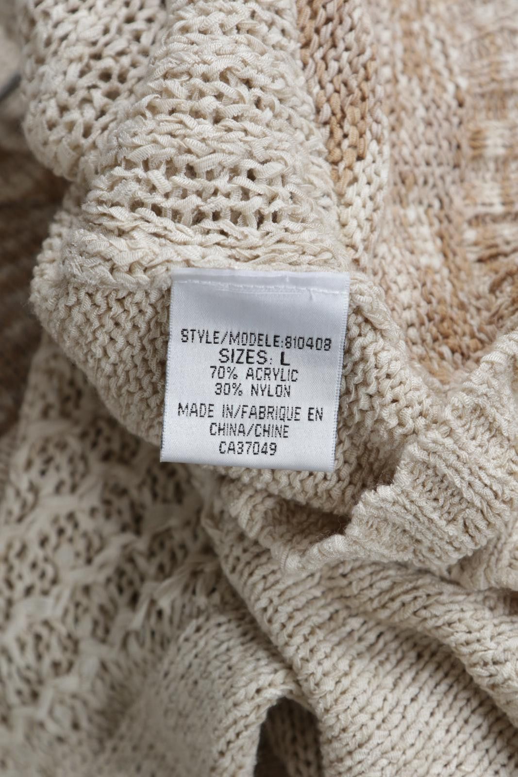 Other 00's Terranostra Texture Two Tone Blouse Size L / US 10 / IT 46 - 5 Thumbnail