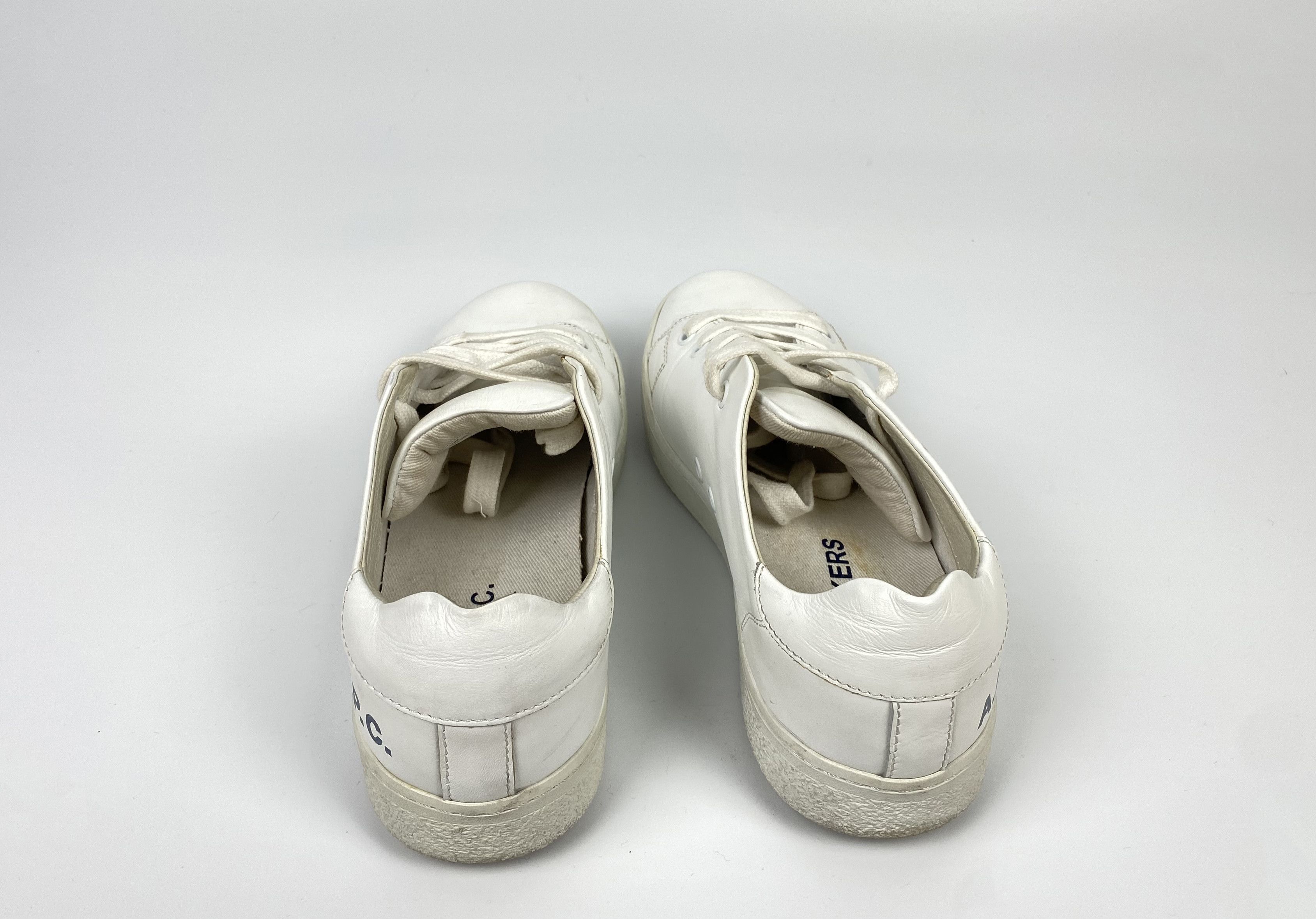 A.P.C. A.P.C. Leather White Sneaker Size US 7 / EU 40 - 7 Thumbnail