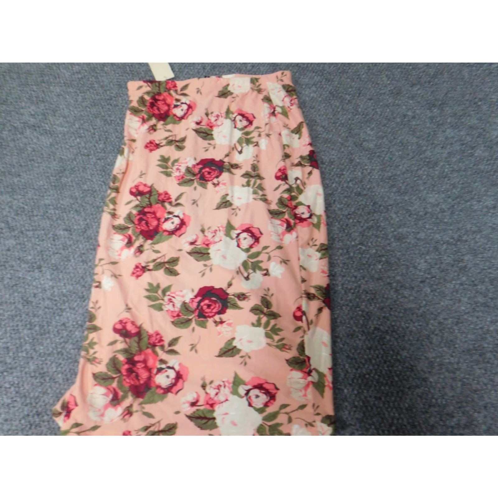 Pinko Hot Gal Skirt Womens Midi Pink Floral Zip Zipper Straight Pencil Lined Regular Size M Size 32" / US 10 / IT 46 - 3 Thumbnail