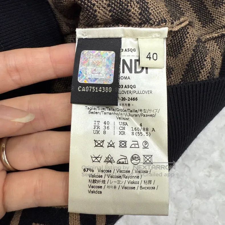 Fendi Fendi Monogram Knit Sweater Size XS / US 0-2 / IT 36-38 - 3 Thumbnail