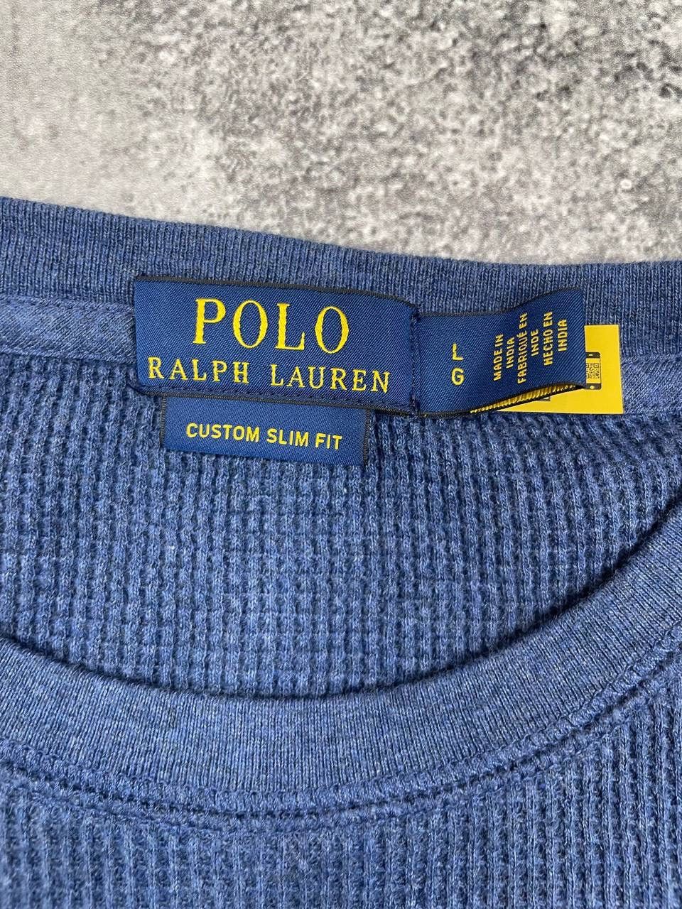 Polo Ralph Lauren Polo Ralph Lauren Men Cotton Waffle Knit Long Sleeve Shirt Size US L / EU 52-54 / 3 - 5 Thumbnail
