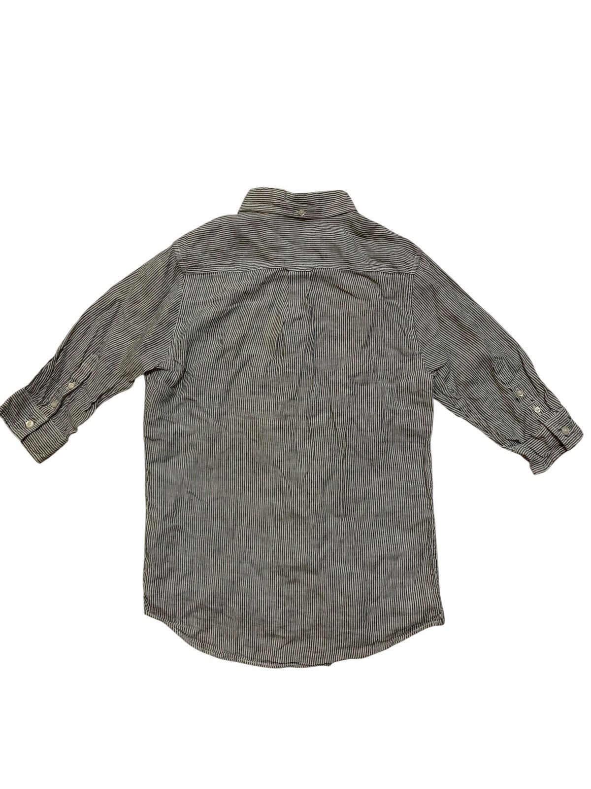 GOSTAR DE FUGA GOSTAR DE FUGA LINEN HICKORY STRIPED shirt 3/4 sleeve Size US S / EU 44-46 / 1 - 6 Thumbnail