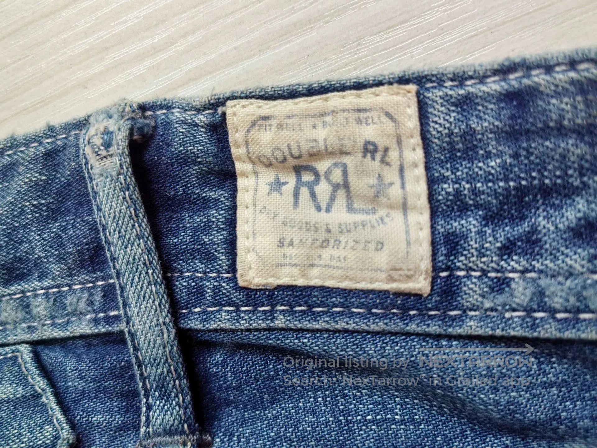 RRL Ralph Lauren rrl double rl vintage denim pants. Size US 30 / EU 46 - 7 Thumbnail