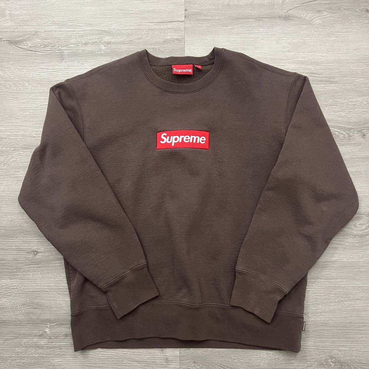 Supreme Supreme Box Logo Crewneck FW22 Size US M / EU 48-50 / 2 - 2 Thumbnail