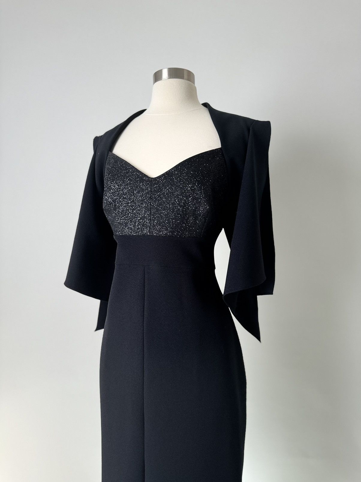 Other Brand New US 14 Safiyaa Maxi Evening Dress in Black Color Size XL / US 12-14 / IT 48-50 - 3 Thumbnail