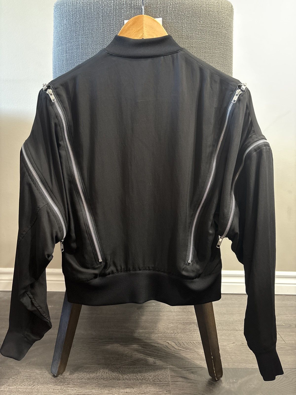Limi Feu Limi Feu Hard Twist Gabardine Zip Blouson Size XS / US 0-2 / IT 36-38 - 2 Thumbnail