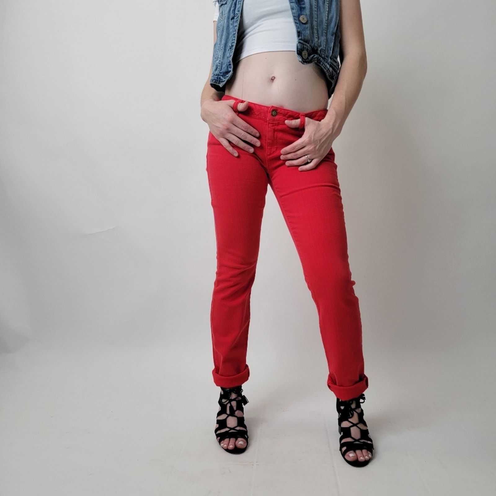 Michael Kors MICHAEL KORS Sea coral izzy skinny jeans - 4 PULL Size 28" / US 6 / IT 42 - 5 Thumbnail