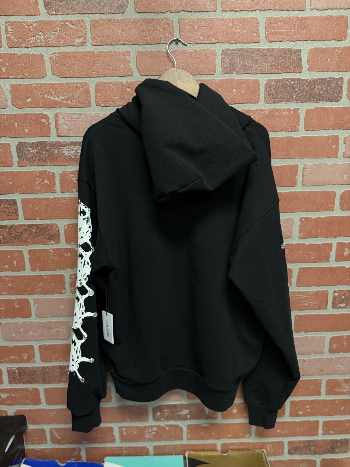 Sp5der Sp5der WorldWide Gem Rhinestone Hoodie Size L (NEW) Size US L / EU 52-54 / 3 - 6 Thumbnail