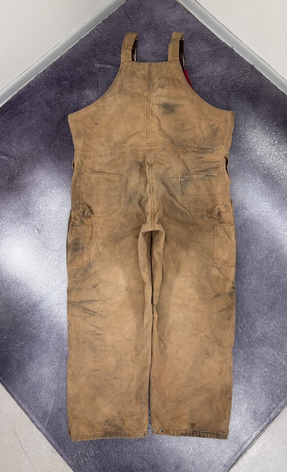 Carhartt Vintage Carhartt Bib Overalls R38 BRN Double Knee USA Made Size US 44 / EU 60 - 2 Thumbnail