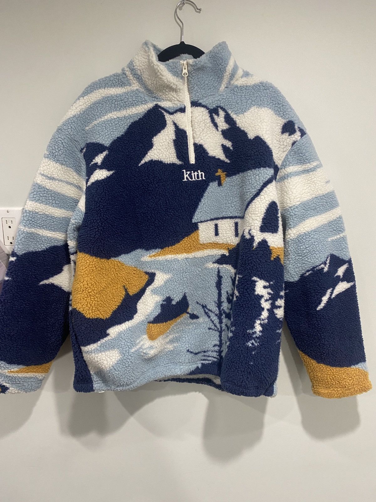 Kith claremont sherpa quarter zip フリース Kith Spruce Claremont Sherpa Quarter Zip - Pyramid | eBay