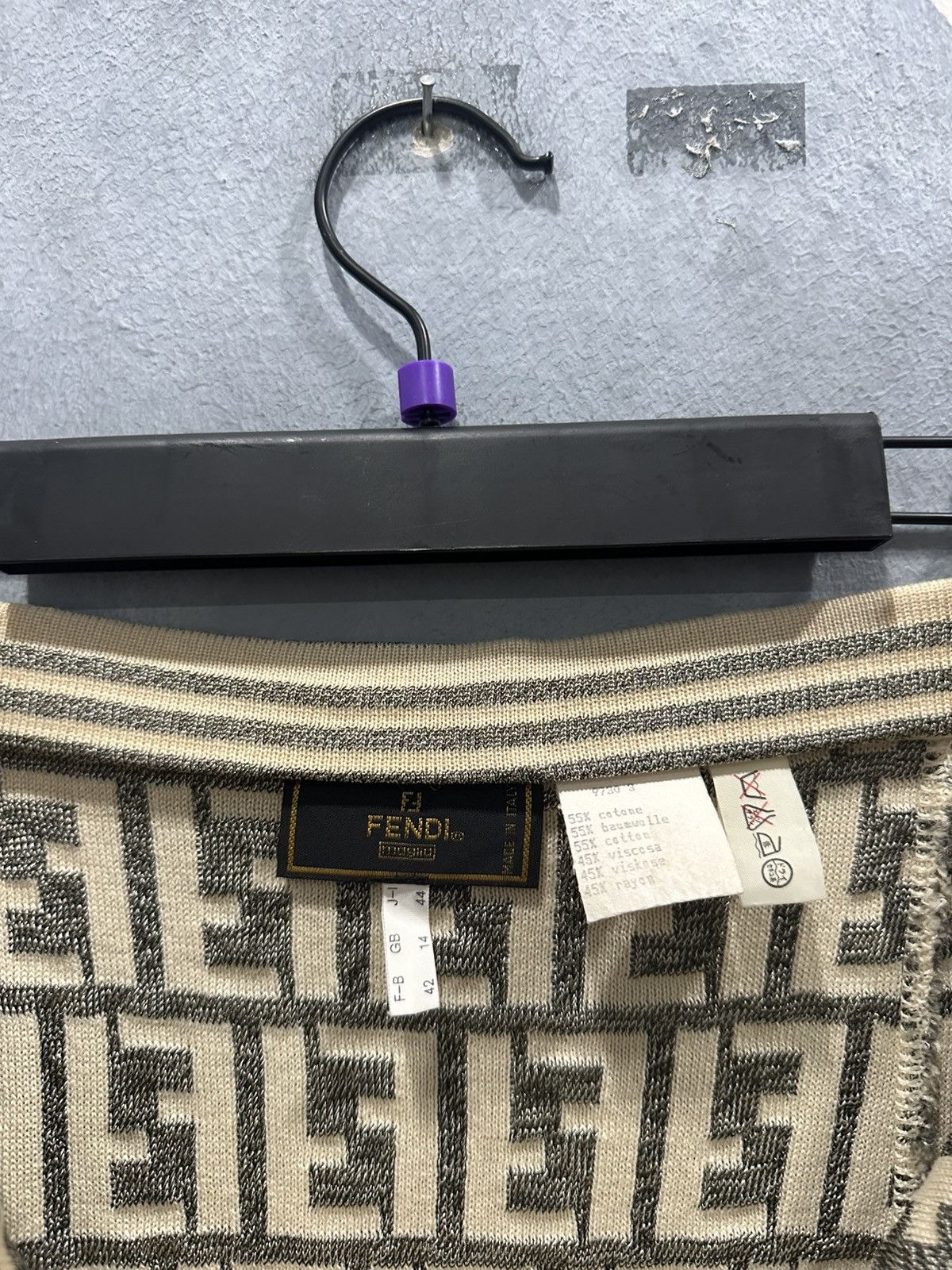 Fendi Vintage Fendi Monogram Mini Skirt Size 32" / US 10 / IT 46 - 5 Thumbnail