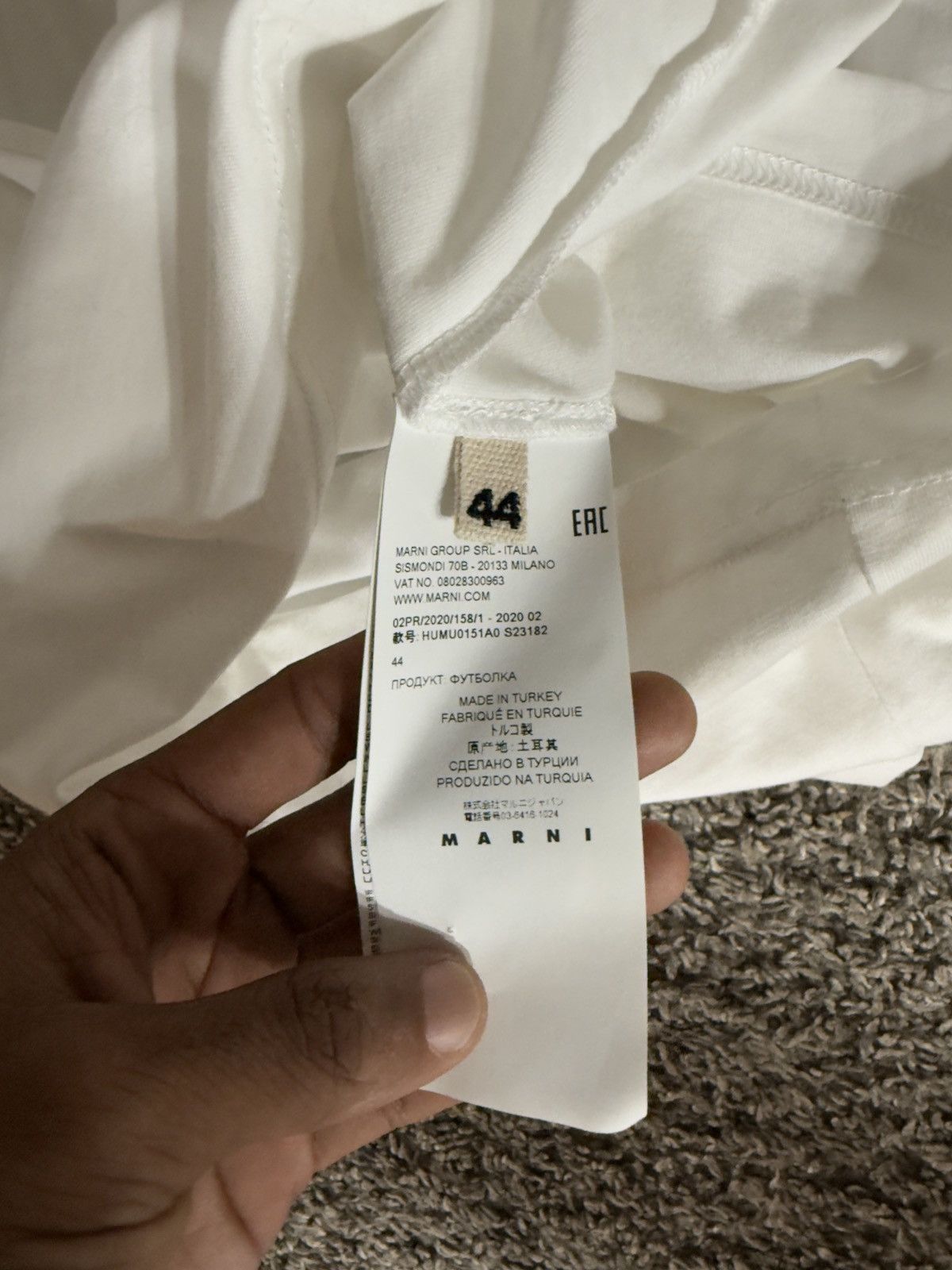 Marni Plain White Marni logo on the back Size US XS / EU 42 / 0 - 4 Thumbnail