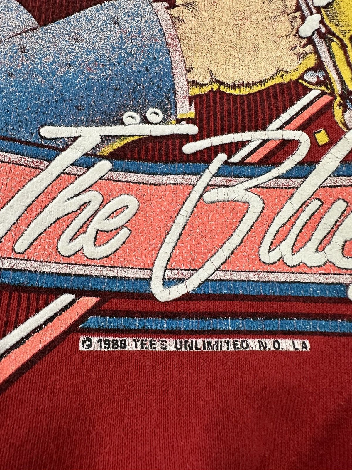 Vintage Vintage 80s Memphis Tennessee Home Of The Blues Sweatshirt Size S / US 4 / IT 40 - 5 Thumbnail