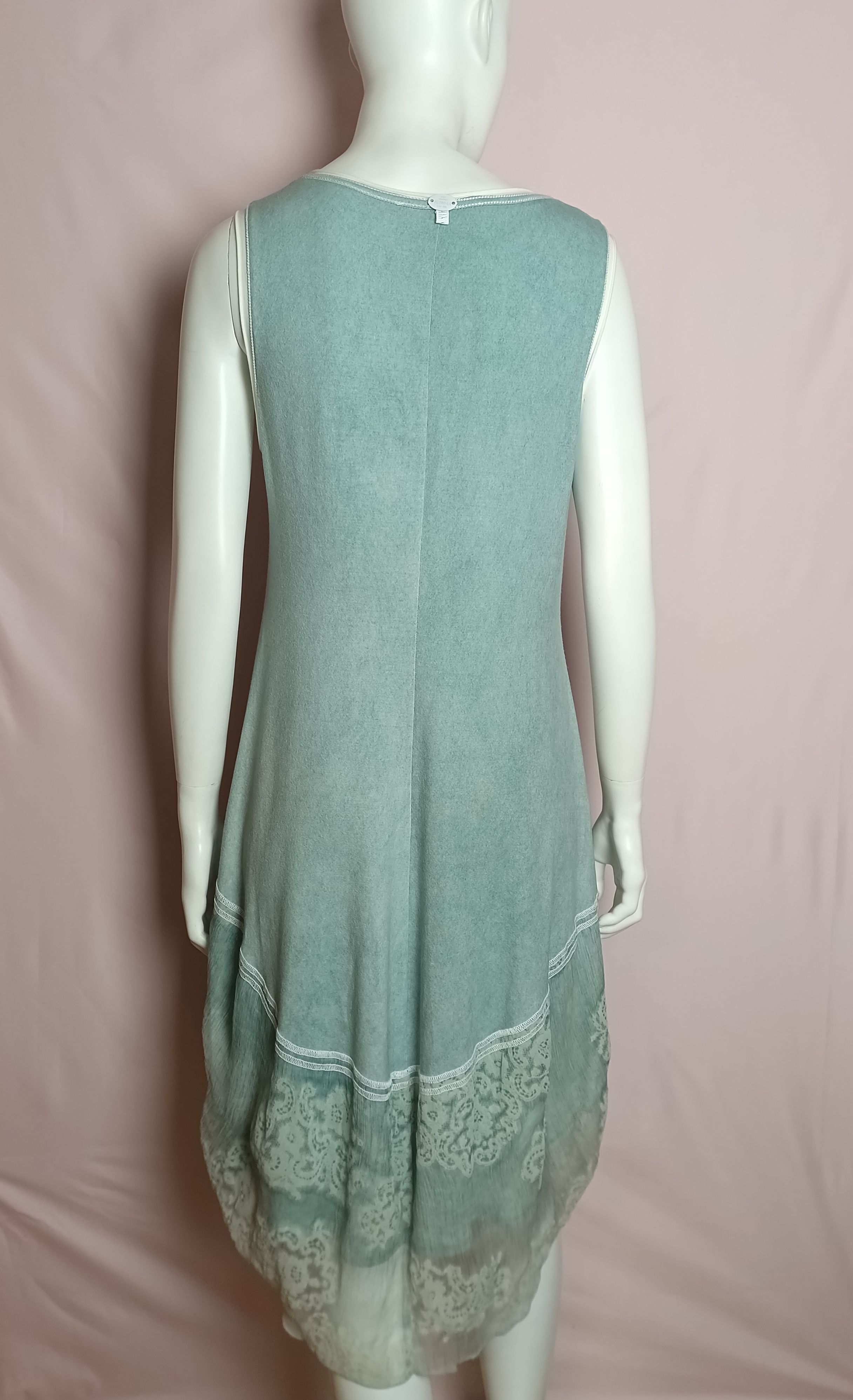 Other Beate Heymann Street Couture Turquoise Dress EU40 US12 Size L / US 10 / IT 46 - 4 Thumbnail