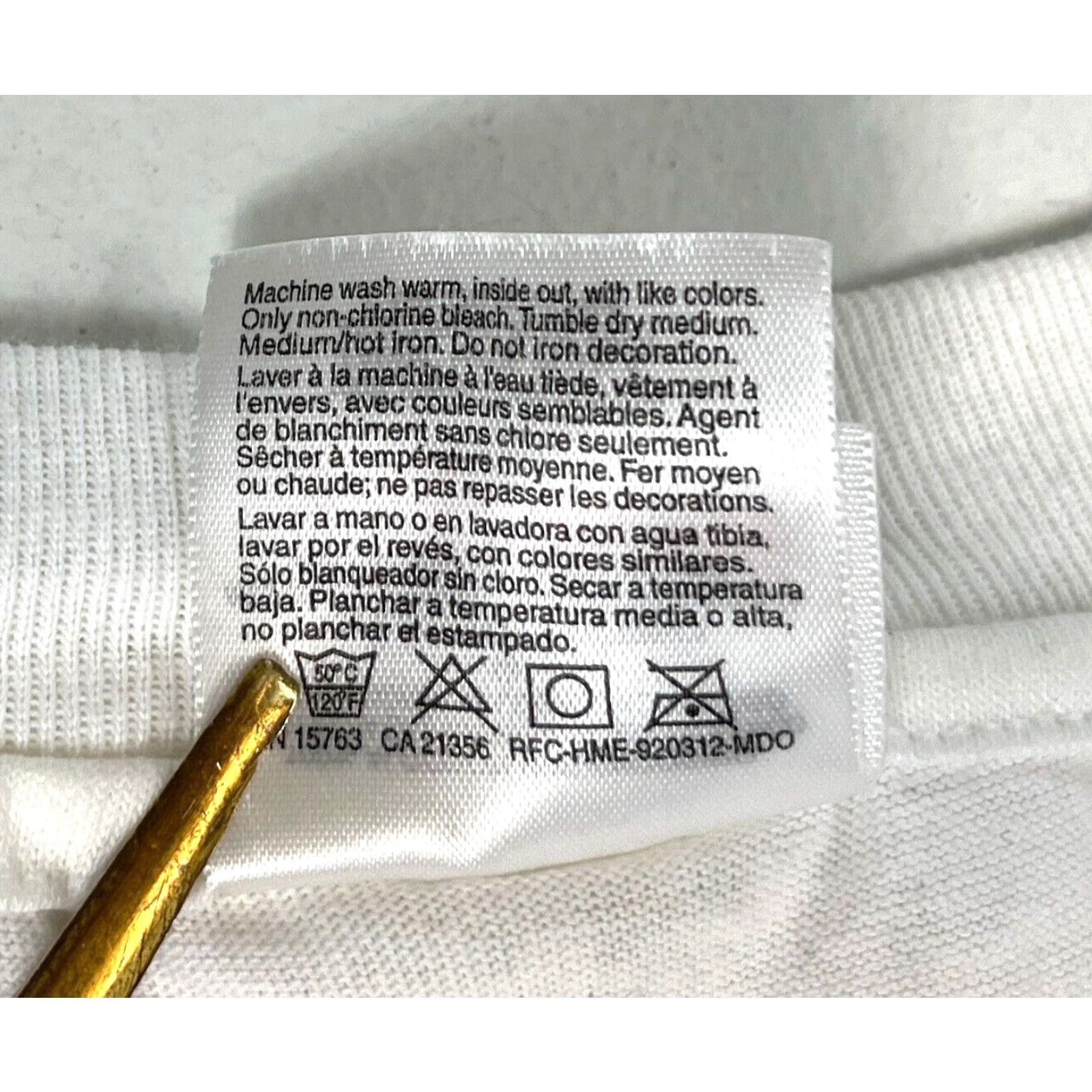 Vintage Vintage Stedman by Hanes T-Shirt Double-Sided Sz L White Adult L Tia Maria Jamaican Me Crazy Cocktail Recipe Mens Size US L / EU 52-54 / 3 - 6 Thumbnail