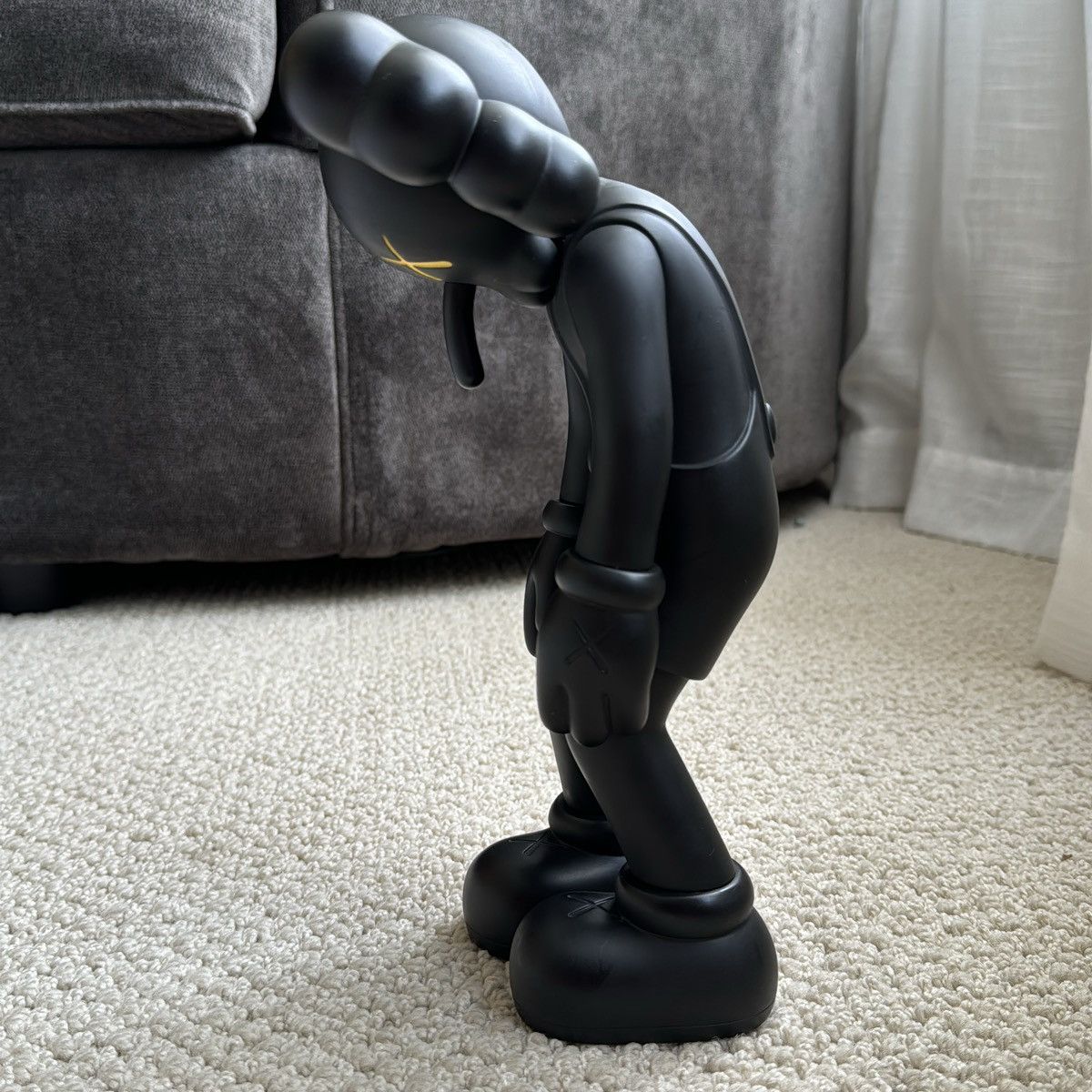 image of Kaws Small Lie in Black, Men's
