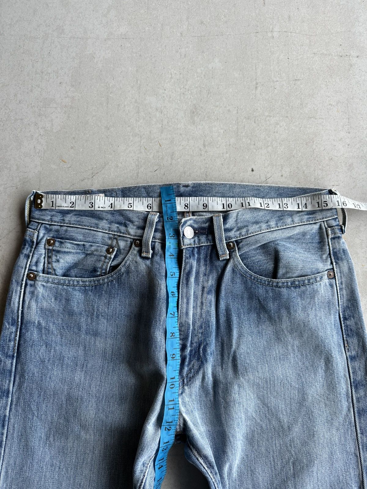 Levi's Vintage Clothing Vintage LEVI’S 505 Jeans Blue Washed Big E Denim Pants W30 Size US 30 / EU 46 - 8 Thumbnail