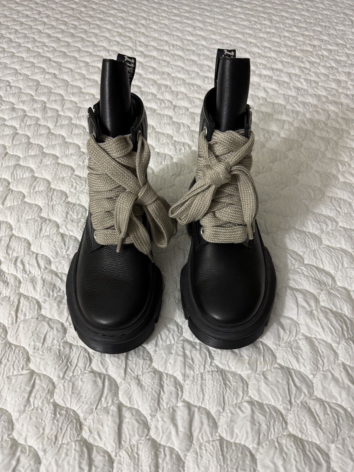 Dr. Martens × Rick Owens Rick Owens x Dr. Martens 1460 DMXL Jumbo Lace Boots Size US 7 / EU 40 - 2 Thumbnail