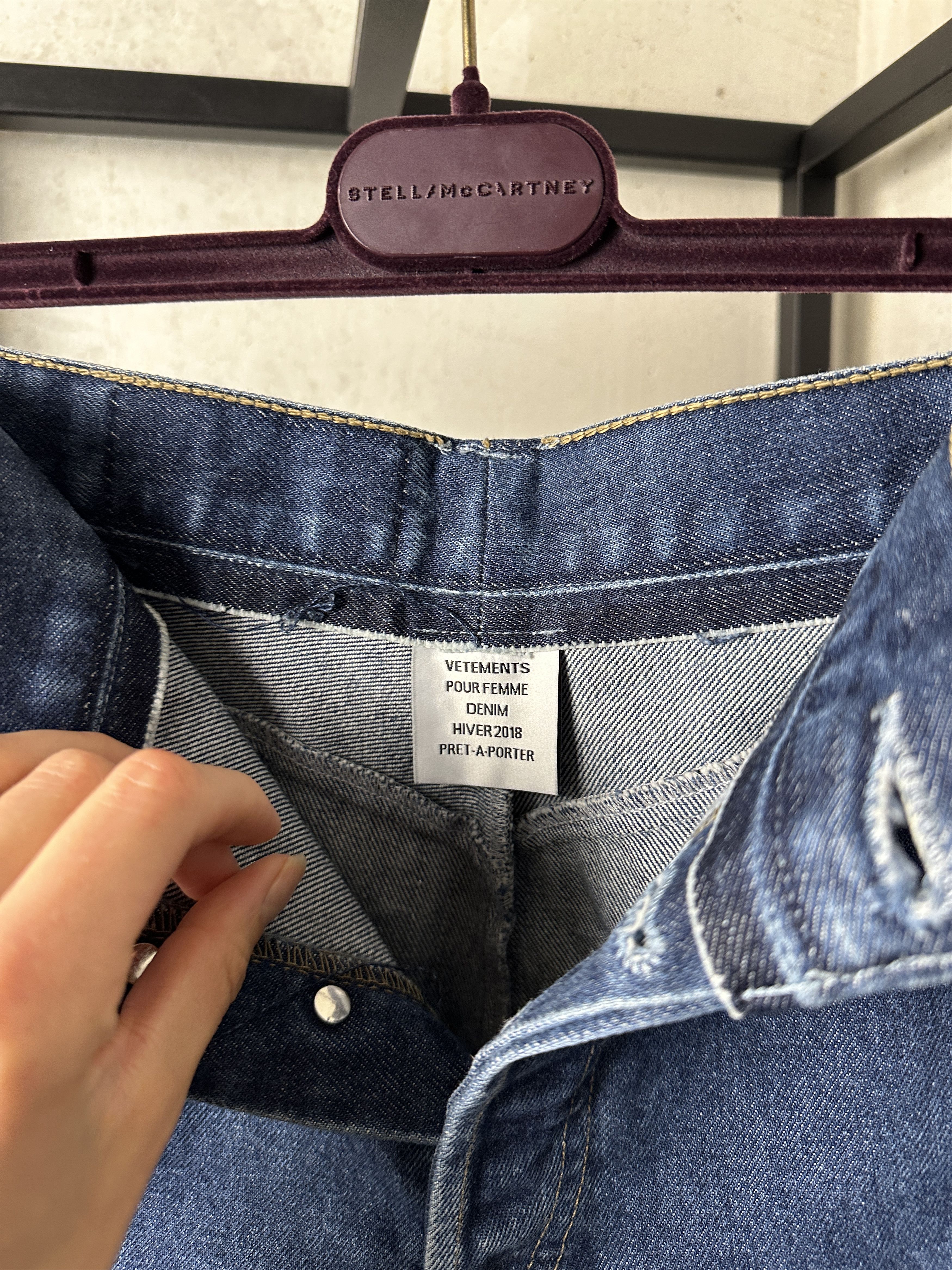 Vetements Vetements Vintage Reworked Biker Jeans Size 28" / US 6 / IT 42 - 10 Thumbnail