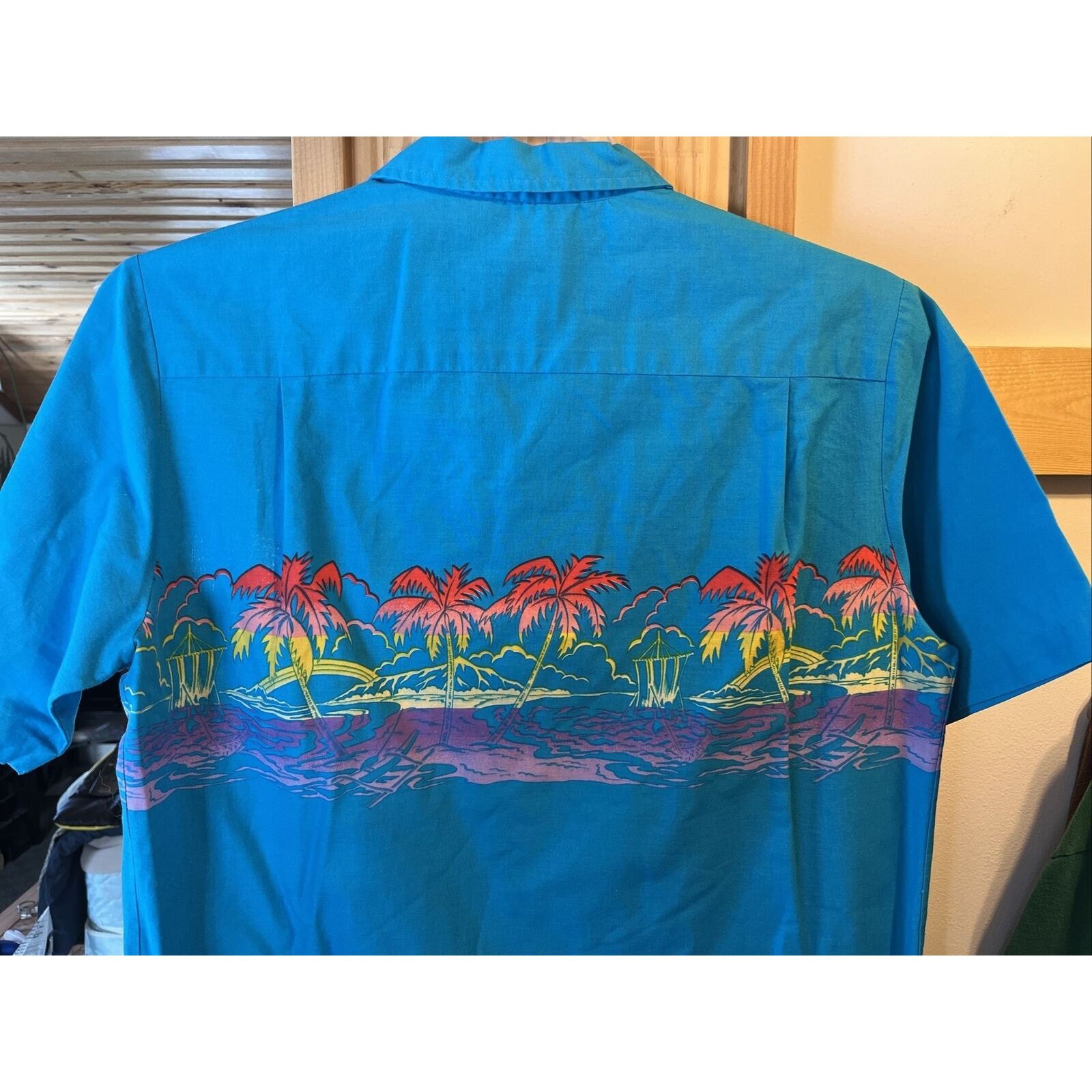Other Malihini VTG Men M Blue Tropical Print Cotton Hawaiian Shirt Size US M / EU 48-50 / 2 - 6 Thumbnail