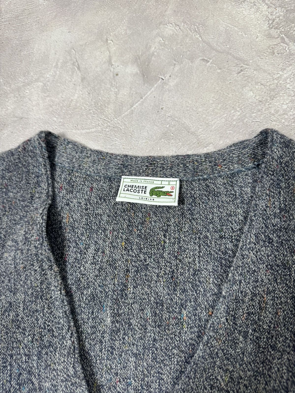 Lacoste Vintage Lacoste Wool Perfectly Made Cardigan Made in France Size US L / EU 52-54 / 3 - 6 Thumbnail