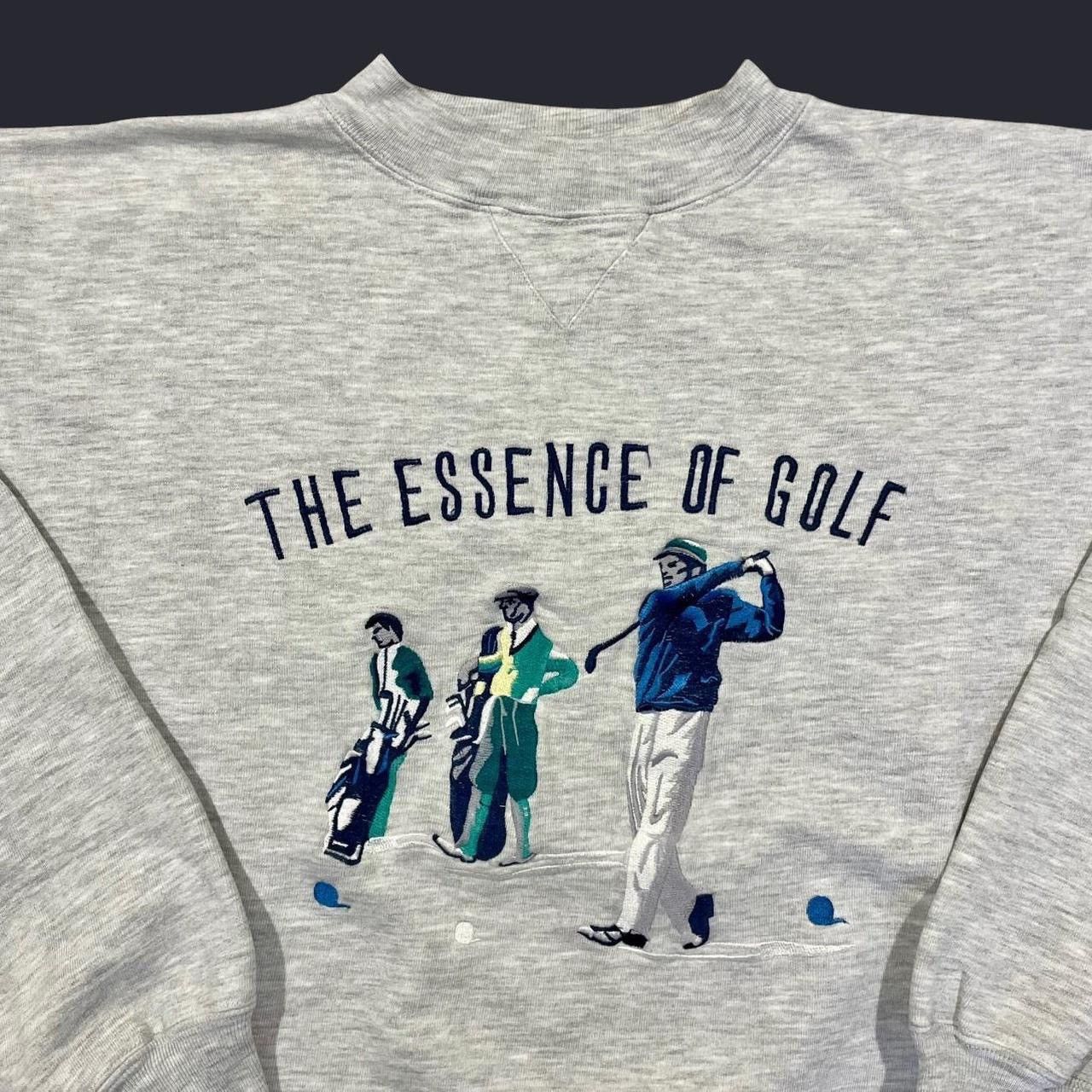 PGA Tour × Vintage Vintage Y2K The Essence of Golf Embroidered Sweatshirt Size US L / EU 52-54 / 3 - 3 Thumbnail