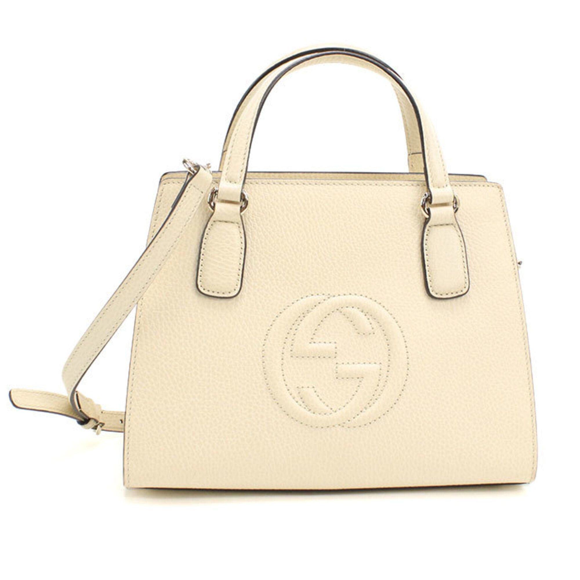 Gucci GUCCI handbag 607722 2-way Soho women's ivory Size ONE SIZE - 1 Thumbnail